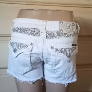 Miss me white cut offs. Size 30